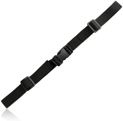Adjustable Backpack Chest Strap, Secure Fit, Prevents Slipping, Outdoor Travel Accessory, Black, 2cm Width