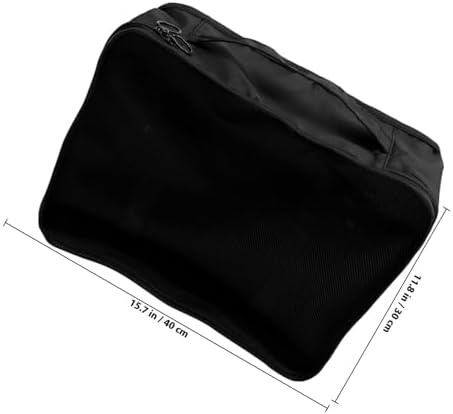 8pcs Travel Packing Cubes Luggage Organizers Set in Black, Waterproof Polyester Material Extra Security and Prevents Creasing, for Travel and Home Use - Image 2