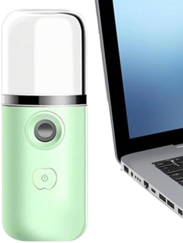 Nano Mister | Hydrating Portable Facial Mist Sprayer, USB Rechargeable, Green - Image 8