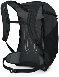 Osprey Hikelite Unisex Hiking Bag, 26L, Raven Black - Image 8
