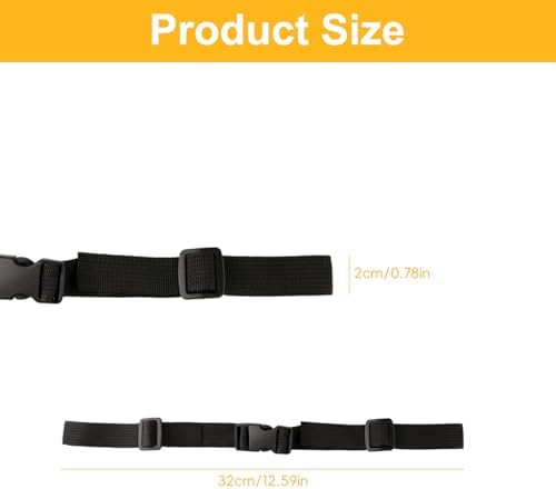 Adjustable Backpack Chest Strap, Secure Fit, Prevents Slipping, Outdoor Travel Accessory, Black, 2cm Width - Image 2