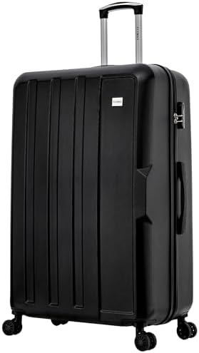FLYMAX 29" Large Suitcase 4 Wheel Lightweight Luggage Hard Shell Travel Case Hold Check in Fits 23kg - 27kg + 3 Digit Lock Suitcase Large + Telescopic Handle 103 Litre Capacity