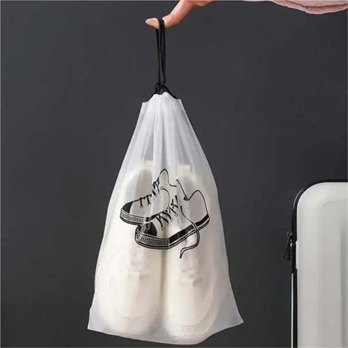 20Pcs Portable Shoes Storage Bag Dust-Proof Drawstring Pouch Travel Packing Organizer Household Waterproof Cover for Travel Essentials(29X43CM) - Image 3