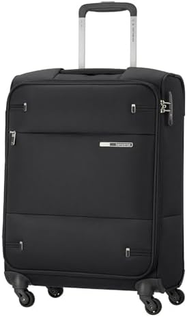 Samsonite Base Boost - Hand Luggage Suitcase 55 x 40 x 20 cm, Soft Luggage Cabin Trolley Suitable for Most Airlines, Including Ryanair & easyJet, TSA Lock, Lightweight, 39 L, Black - Image 2