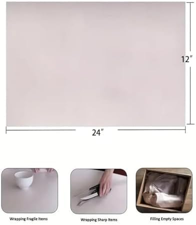 100 Sheets Newspaper Offcuts Packing Paper for Moving Box Filling, Moving House Essentials Packaging Paper Sheets for Wrapping and Protecting Fragile Items 12”x24” - Image 2
