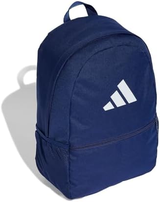 adidas Unisex Pencil Case Backpack, dark blue/white, One size - Image 3