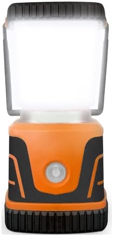 Wyldness LED Camping Lantern β 1500 lm Camping Light Lamp, Up to 40 Hours Battery (D Size), Perfect Emergency Survival Kit Gear, Tough, Sturdy, Suited for Night Time Trips, Hiking, Camp - Orange - Image 4