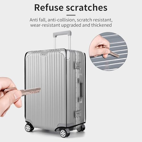 30-Inch Transparent Luggage Cover – Waterproof PVC Protector for Suitcases, Durable & Clear Travel Case Cover for Checked Bags, Perfect for Business & Vacation - Image 4