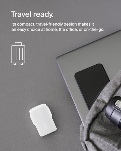 Belkin BoostCharge 42W Dual Port Wall Charger with USB-C and USB-A | Samsung, Pixel, iPhone Charger, Fast Charging, 30W USBC Port + 12W USBA Port, PPS Technology, Compact and Travel Friendly - Image 4