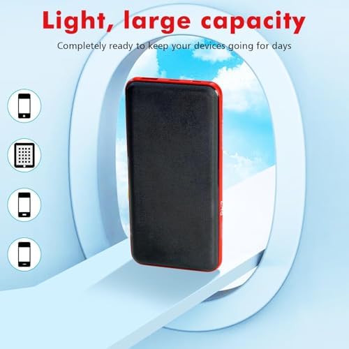 2-Pack Power Bank Portable Charger 10600mAh, PowerBank 2.4A Fast Charging USB C Input and Output, for Smartphones and More - Image 3
