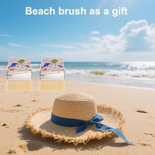 Lyreh Beach Sand Removal Brush, Quick Dry & Reusable Sand Wipe Off Mitts for Kids Adults Women, Must-Have Beach Essentials for Travel Vacation Summer Sandbox Activities - Image 4
