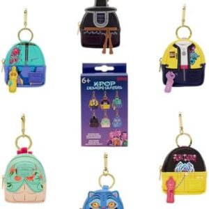 Loungefly Backpack Bag Charm: Netflix - KPOP Demon Hunters - Rumi, Derpy, Saja Boys and more - Mystery Box - 1 of 6 to collect - Styles may vary - Cute Collectables - Gift Idea - Official Merchandise