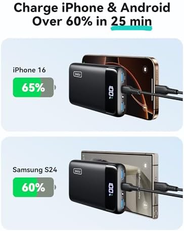 INIU Power Bank, 20000mAh Fast Charging Portable Charger, 22.5W Powerbank with USB Type C Input & Output, Battery Pack PD3.0 QC4.0 for iPhone 17 16 15 14 13 Pro Max Mini Plus Samsung S24 S23 iPad etc - Image 3