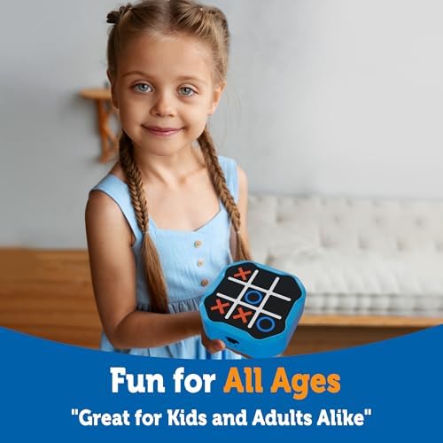 3-in-1 Electronic Tic Tac Toe Toy, Family Travel Game for Kids and Adults, Handheld Game Gift with Silent Mode - Image 7