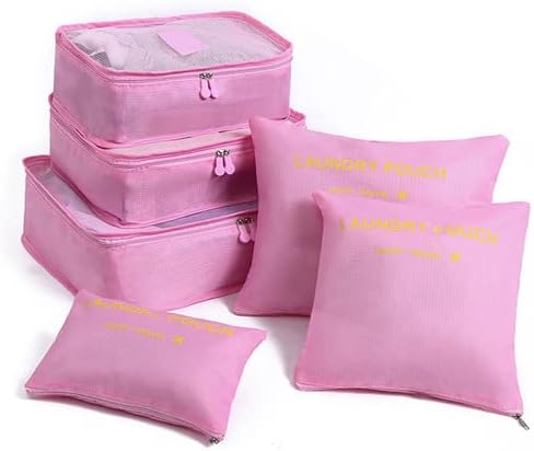 Packing Cubes Travel Packing Cubes, Multifunction Cubes Luggage Organiser Waterproof Travel Compression Suitcase Bag