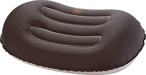 Go Travel Compact Neck Pillow - Head & Back Support for Flights | Cushioned head, neck and back support for long flights, coaches, cars and train journeys - Universal, Black. Ref 257.101.