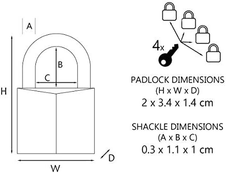 Master Lock Unisex Travel Accessory Luggage Lock, Black, 2 mm - Image 5