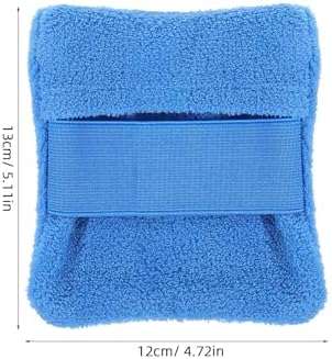KAJNBN 2 Pcs Blue Synthetic Fiber Sand Mitt for Body Efficient Sand Removal Reusable for Beach Vacation Essentials - Image 7