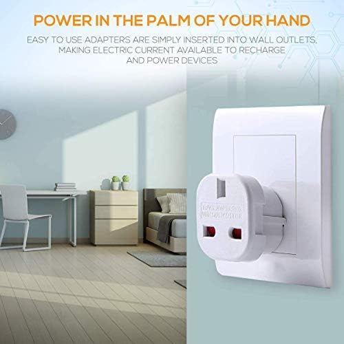 Gadgets Hut UK - 5 x UK to EU Europe European Travel Adapter suitable for France, Germany, Spain, Egypt, China - Refer to Product description for Country list - Image 6