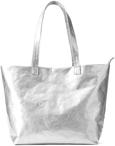 KALIDI Large Beach Bag for Women,Waterproof Tote Bag with Zipper Clear PVC Handbag for Travel Work Dating Shopping