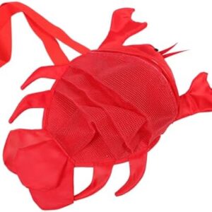 SHERCHPRY Boy Girl's Beach Mesh Bag Small Tote for Shell Collecting Beach Vacation Essentials for Boys and Girls Net Bag for Swimming Accessories