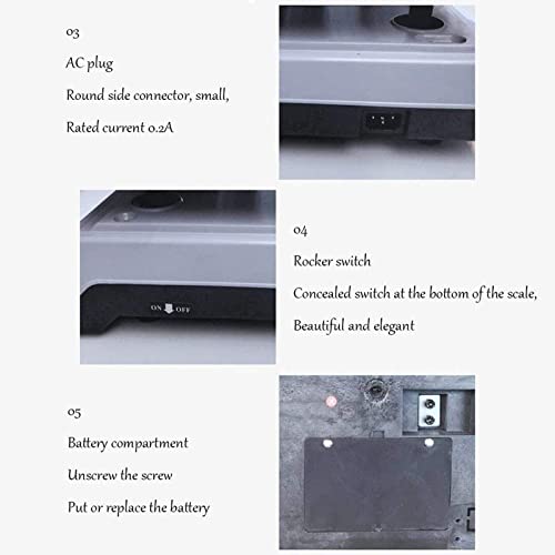 Electronic Shop Digital Scale, Vegetable Scales, Rechargeable Digital Scale With LCD Display For Food Ingredients Liquids Weighing, Shop Retail Price Display - Image 7