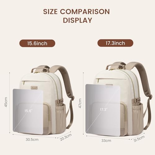LOVEVOOK Laptop Backpack for Women with Pouch Pocket for Large Capacity Cup,15.6 Inch Backpack Womens Travel Backpack, Waterproof Laptop Computer Bag for Work Business Backpack College Teacher - Image 4