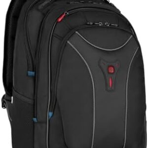 Wenger Carbon 30 Litre Laptop Backpack, Black | For Notebook up to 17 Inches, 30 L, For Men and Women, Business, Uni, School or Travel, 600637