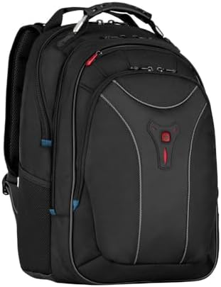 Wenger Carbon 30 Litre Laptop Backpack, Black | For Notebook up to 17 Inches, 30 L, For Men and Women, Business, Uni, School or Travel, 600637