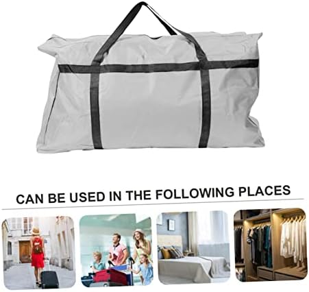 Ipetboom Large Capacity Storage Bag Multi Use Oxford Cloth Luggage Bag for Travel Convenient Handle for Easy Carrying for Moving Clothes Books Daily Essentials - Image 6