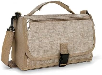 Bebamour Portable Nappy Changing Mats with Wipes Pocket Travel Baby Changing Pads with Head Cushion for Infants Waterproof Diaper Changing Pads Newborn Essentials, Khaki - Image 10