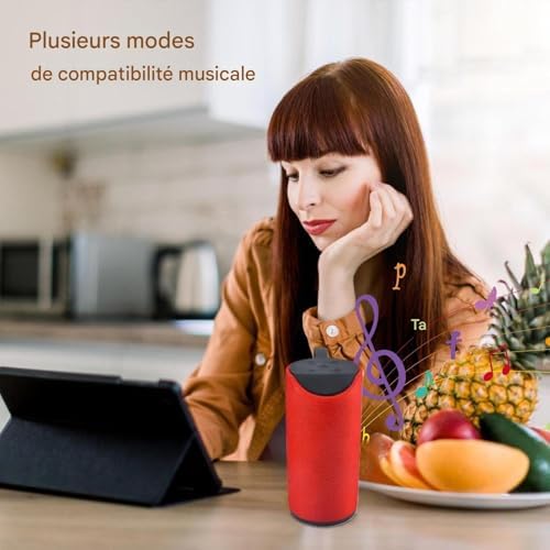 Nomad Wireless Speakers - Outdoor Smart Speakers with Handle,Waterproof Electronic Device Technology Gadgets for Boys Teens Adults Bathroom Travel in C - Image 2