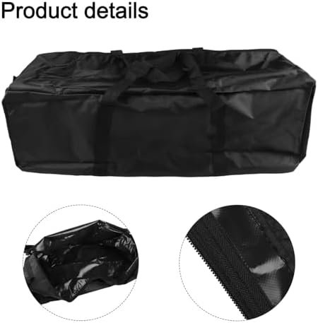 Large Camping Backpack Hiking Rucksack Heavy Duty Holdall Waterproof Gear Carrier Moving Storage Sack for Outdoor Adventure Travel Black(100L 90 * 38 * 30cm) - Image 6