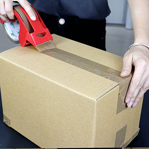 BOMEI PACK 3 Rolls No Bubble Brown Secure Sticky Packing Tape with 1 Dispenser,Heavy Duty Sealing Tape for Moving Boxes Sealing,48mic x 48mm x 66m - Image 6