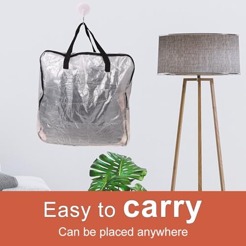 Bargain Factory Storage Bags Pack of 3 Extra Large Heavy Duty Moving House Essentials, Strong Handles & Zips, Clothes Storage, Packing, Laundry Bags, Reusable and Sustainable - Image 7