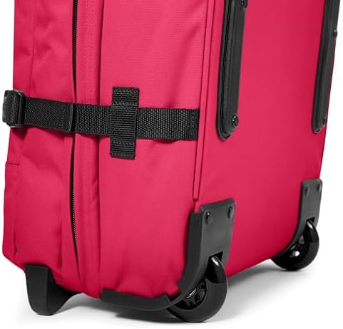 Eastpak Tranverz M Medium Suitcase 78L (67 x 35.5 x 30 cm), Durable Rolling Luggage, Lightweight Travel Bag with Double Compartments, Telescopic Handle & TSA Lock - SAFFRON RED - Image 5