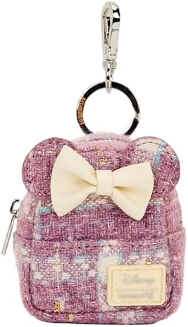 Loungefly Minnie Mouse Glitter Mystery Mini Backpack Keychain Charm - Image 2