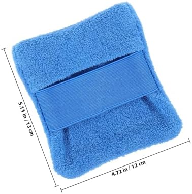 Anneome 2 Pcs Sand Removal Mitts Large and Extra Large Soft Coral Fleece Body Sand Cleaner Bags with Zipper for Beach Vacation Essentials Portable and Gentle for Family Outdoor Activities - Image 2