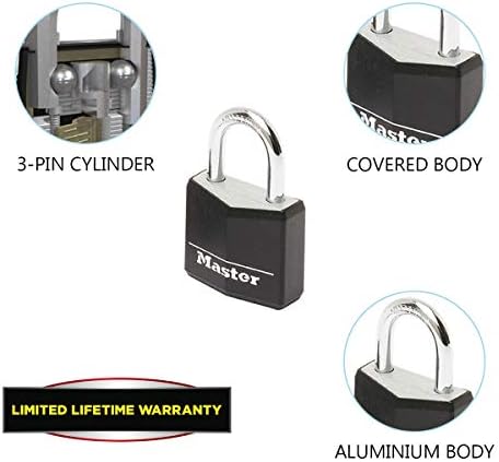 Master Lock Unisex Travel Accessory Luggage Lock, Black, 2 mm - Image 4