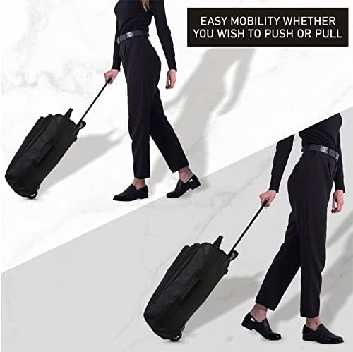 5 Cities The Valencia Collection Hand Luggage, 42 Liters, Plain Black Set of 2 - Image 7