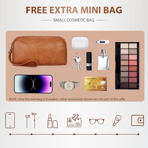 Leathario Backpack Womens, Vegan Leather Rucksack Bag for Women, Ladies Fashion Backpacks for Work University Travel Business - Image 6