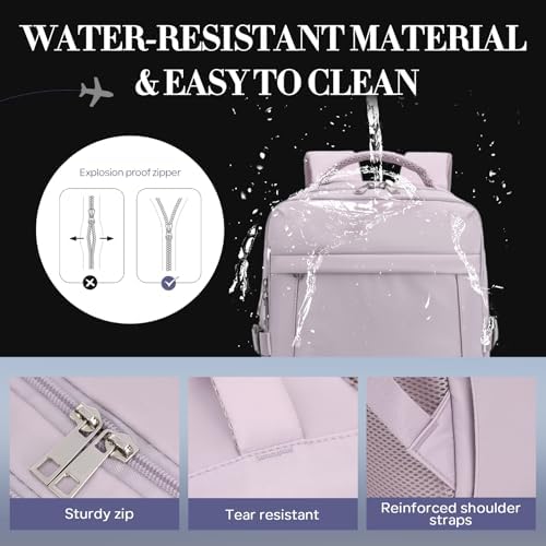Yankony for Ryanair Cabin Bags 40x30x20, Underseat Travel Backpack Cabin Size Carry on Hand Luggage Bag for Airplanes, Multiple Pockets Comfort Rucksack for Men and Women - Image 6