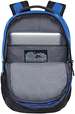 The North Face Connector Unisex Backpack - Backpack with Laptop Sleeve & Padded Back Panel for School, Work or Travel - One Size, Blue/Black - Image 5