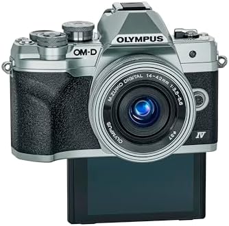 Olympus OM-D E-M10 Mark IV Micro Four Thirds System Camera Kit, 20 MP sensor, electronic viewfinder, 4K video, powerful AF, Wi-Fi, silver incl. M.Zuiko Digital ED 14‑42mm F3.5‑5.6 EZ Pancake silver - Image 6