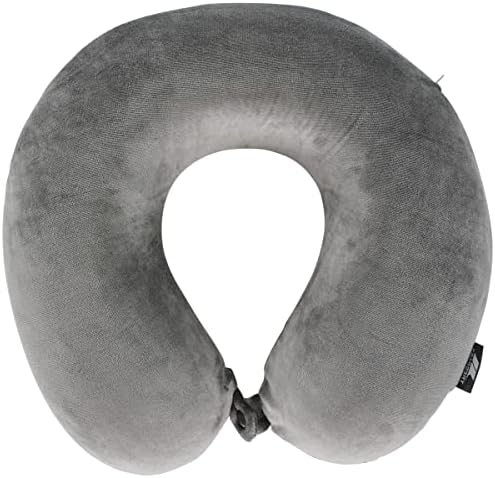 Trespass Travel Pillow Memory Foam Neck Support Cushion For Camping Cars & Plane