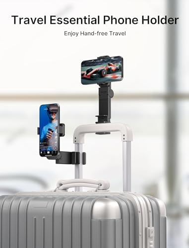 JSAUX Airplane Travel Essentials, Airplane Phone Holder, Travel Accessories for Flying,360 Degree Rotation Phone Holder, Hands-free for Plane Flying - Image 8