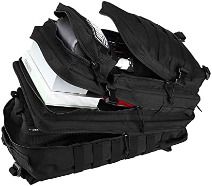 Oreunik Military Backpack 45L Waterproof Tactical Backpack Molle Backpacks Large Back pack for Travelling,Outdoor Trekking,Camping,Hiking,Fishing,Hunting,Gym(Black) - Image 9