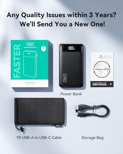 INIU Power Bank, 20000mAh Fast Charging Portable Charger, 22.5W Powerbank with USB Type C Input & Output, Battery Pack PD3.0 QC4.0 for iPhone 17 16 15 14 13 Pro Max Mini Plus Samsung S24 S23 iPad etc - Image 6