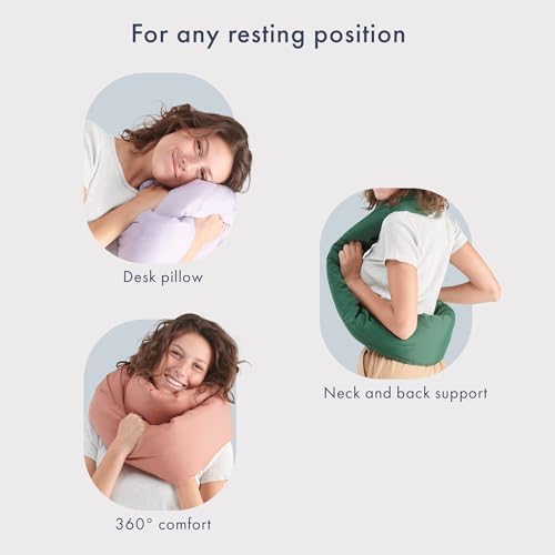 Huzi Infinity Pillow - Travel Neck Pillow - Versatile Soft 360 Support Scarf - Machine Washable - Home Travel Flight Road Trips (Purple) - Image 5