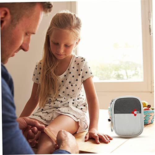 MAGICLULU 2pcs Household First Aid Pouch Nursing Bag Light Medicine Bag for Camping Zipper Oxford Cloth for Travel Essentials and Emergency Storage - Image 7